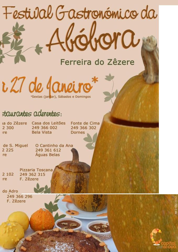 Aromas e Sabores com Abóbora em Ferreira do Zêzere