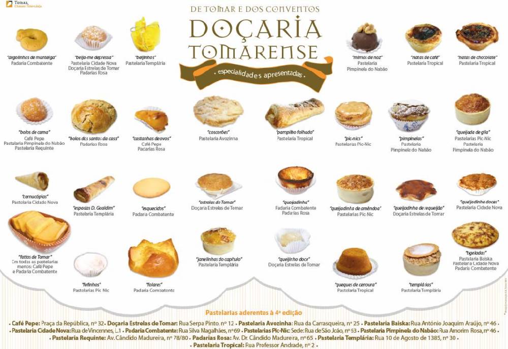 “Tomar” – se de Doces conventuais