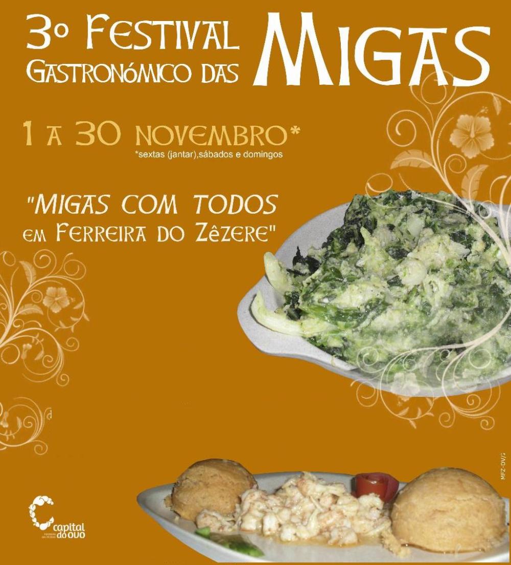 «Migas c/ todos» a seu gosto, nas margens Zêzere