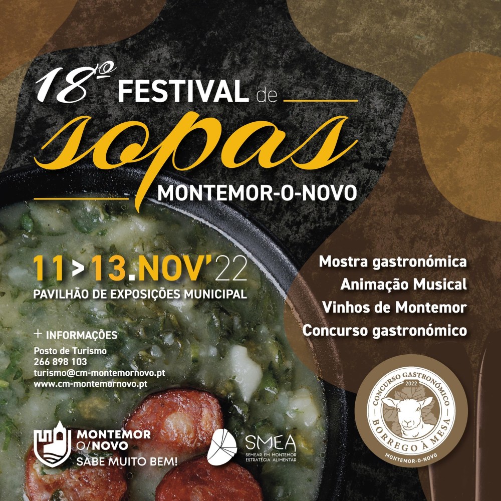 Sopas e Borrego vão à mesa, em Montemor