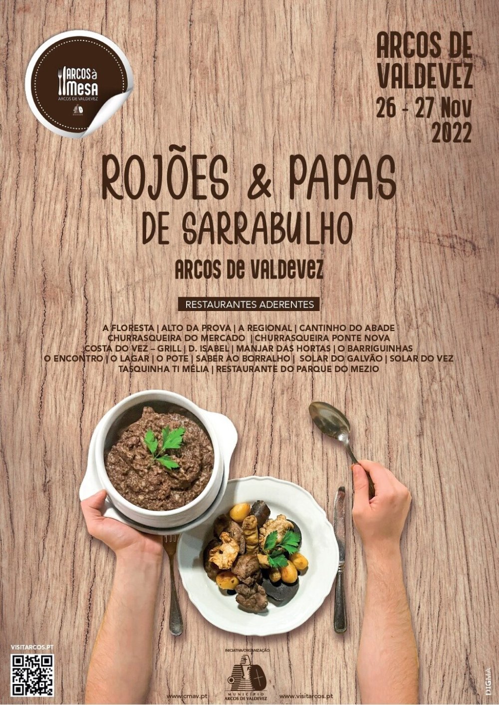 …tradição dos “Rojões & Papas de Sarrabulho”