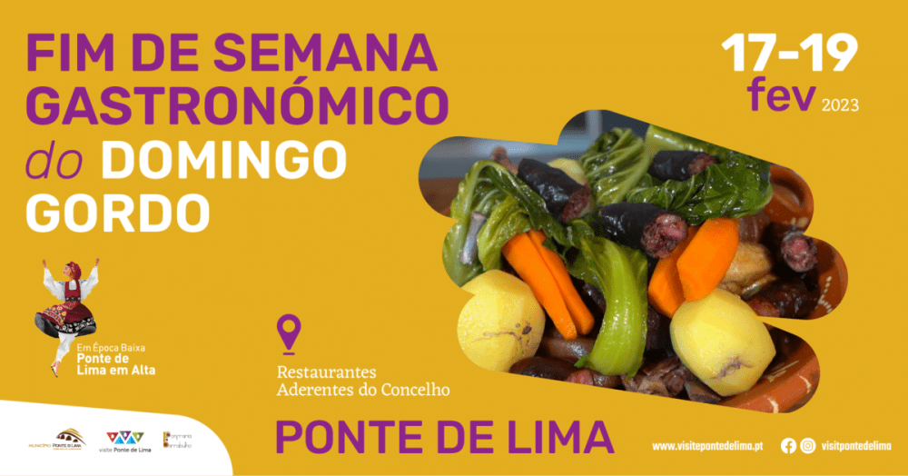 ‘à mesa’ no Domingo Gordo, em Ponte de Lima